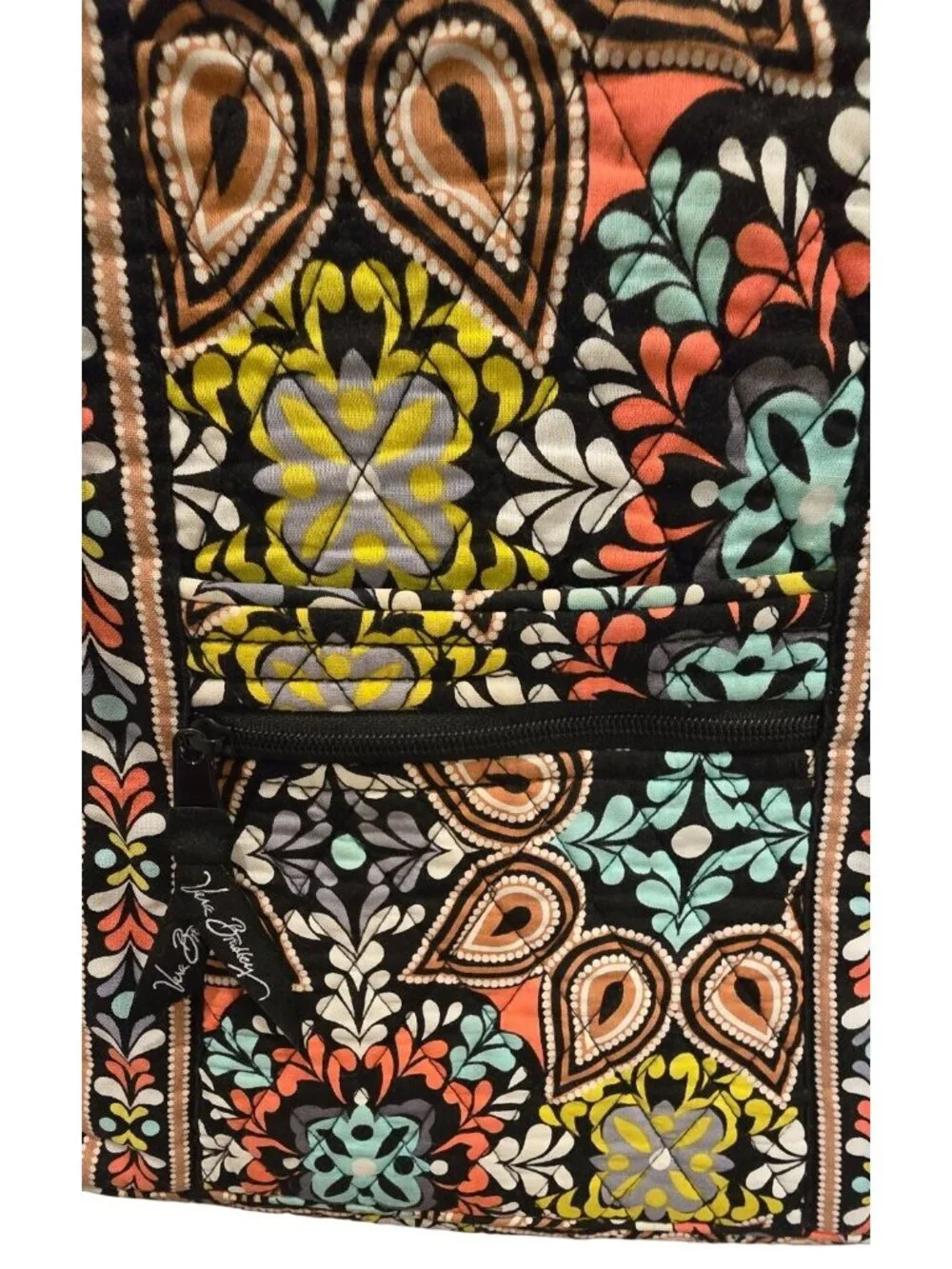 Vera Bradley SIERRA Floral Quilted Crossbody Bag Adjustable Strap - Picture 7 of 15